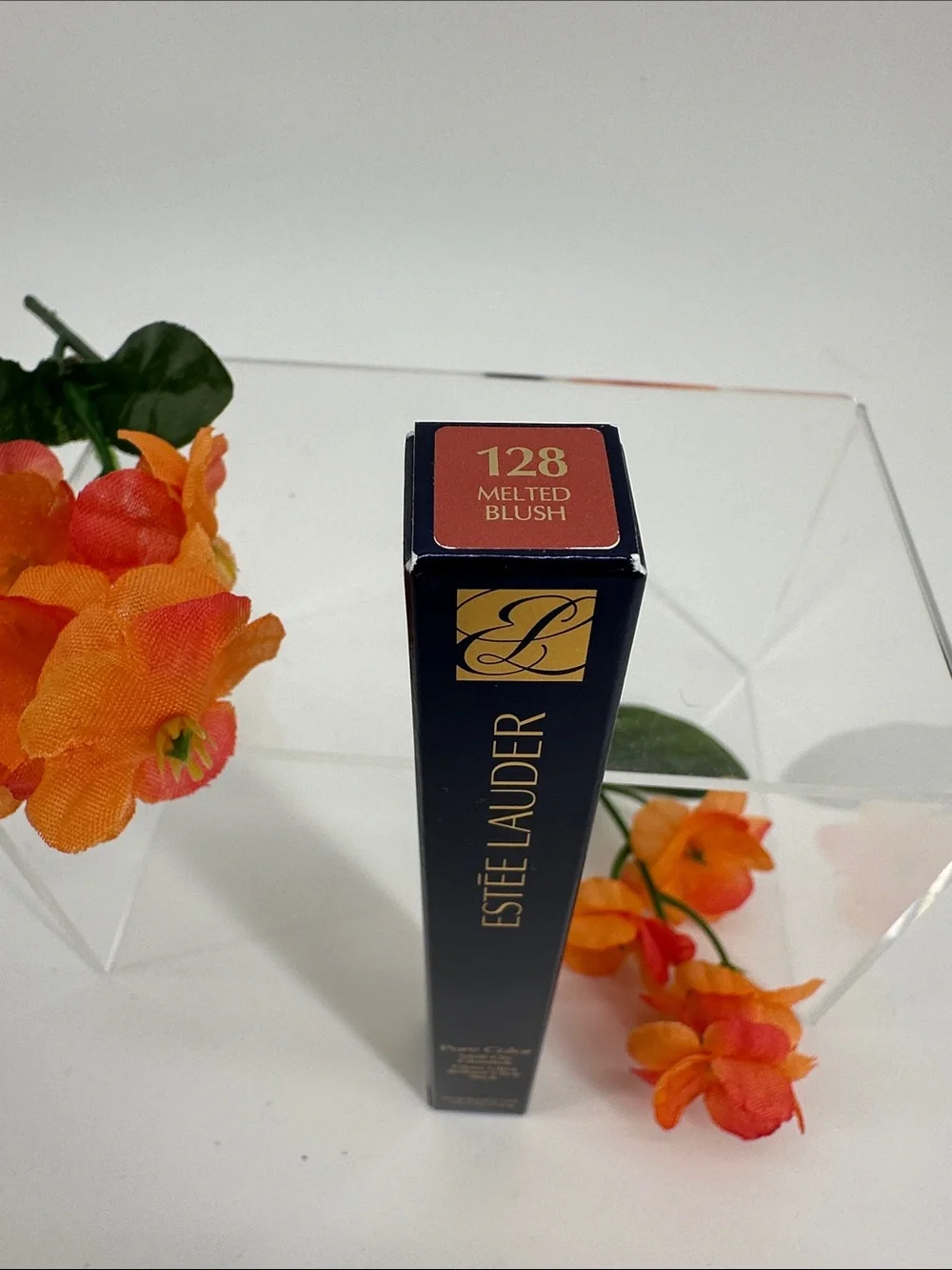 Estée Lauder Pure Color Melt-On Glosstick in shade 128 Melted Blush ~ New in box